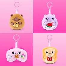 ZURU Snackles Mystery Capsule Plush Bag Charm, Cute Animal Blind Box Backpack Accessory, Random Style Collectible Gift For Hobby Collectors - Multicolor - View 6