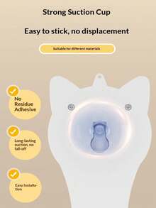 Interactive Cat Toy With Motion Modes For Indoor, Door-Mounted Automatic Moving Enrichment Cat Toy, Rechargeable Electric For Kittens & Bored Adult Cats, Hands-Free Pet Play Accessory - White - View 8