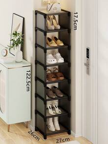 Multi-Layer Dust-Proof & Waterproof Shoe Rack, Small Space Shoe Storage, DIY Assembly Design, Sturdy & Stylish, Portable. Easy Installation & Disassembly, Suitable For Room Shoe Organization, Shoe Tidying, Shoe Storage - View 9