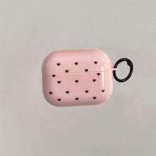 Korean Style Minimalist Semi-Transparent Pink/Purple Polka Dot + Circle Earphone Case Compatible With Airpods 5/Pro/3rd/4th Generation, New Pro 2 Protective Cover, Cute Apple 4 Minimalist 3 Personalized 1st/2nd/5th Generation Girls Earphone Case Protective Cover - Multicolor - View 41