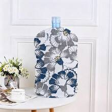 1pc Geometric Pattern Water Bucket Lid, Dust-Proof Decorative Cover, Water Dispenser Lid, Water Bucket Cap, Household Dust-Proof Cover, Reusable - View 13
