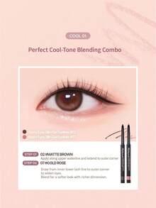 lilybyred Long-Lasting Starry Eyes Fine Eyeliner Pencil - Slim 06 Ginger Milk Tea - View 9