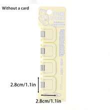 6/12pcs Planwith Multifunctional Colorful Mini Book Clips, Ins-Style Hanging & Standing Binding Clips, Convenient For Organizing Notes, Test Papers And Documents, Reliable Fasteners, Suitable As Back To School Gifts - Multicolor - View 9