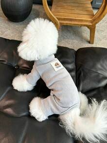 Soft Ribbed Pet Dog Inner Shirt Undershirt, Suitable For Small And Medium Pets, Dog Accessories, Dog Clothing, Dog Halloween Costume, Cat Autumn Daily Wear Clothing - Multicolor - View 9