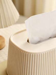 1 Household Living Room Coffee Table Paper Box, Kitchen And Bathroom Covered Dining Table Tissue Box, Living Room Office, Home Decoration Tissue Box, Vertical Tissue Box Suitable For Dining Table, Bedroom, And Desk, Tissue Storage Box - Multicolor - View 4