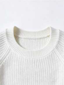 SEREN Women's New Lace Patchwork Design Sweater, Elegant Long Sleeve Top For Autumn/Winter, Suitable For Daily Wear, Outings, And Gatherings - White - View 7
