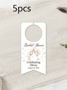 Customized Water Bottle Labels, Personalized Name And Event Date, Elegant Decoration, Suitable For Weddings, Parties, Birthdays And Christenings, Ideal Gifts For Brides, Grooms And Guests, Perfect For Receptions, Bridal Showers, Engagements, Also As Toast And Souvenir Labels - Multicolor - View 65