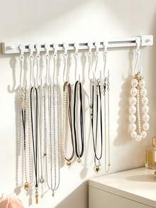 Cabinet Side Adhesive Hooks, Utilizing Unused Cabinet Side Surfaces, Not Occupying Cabinet Door Interior Space, Hanging Aprons, Heat-Resistant Gloves, Kitchen Utensils, Fully Utilizing Corner Space For College Dorms, Kitchen Expansion Storage Hooks - View 8