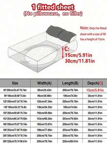 1pc Thick Soft Faux Rabbit Fur Fitted Mattress Cover (Single Fitted Sheet), Warm To The Touch, Breathable And Moisture-Wicking, Deep Pocket Elastic Fitted Sheet, 360° Non-Slip Mattress Cover, Perfect For Bedroom Decor, Easy To Remove And Machine Washable - Premium Grey - View 4