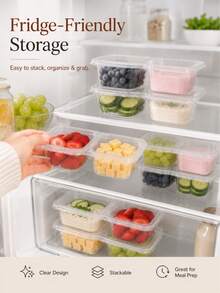 Reusable Mini Sauce Cups With Lids, 2-Compartment Bento Snack Storage Box, Portable Condiment Container, Suitable For Lunch Box, Salad Dressing, Dipping Sauce, Snacks And Food Storage, Leak-Proof Travel Kitchen Accessory, School And Office Meal Prep Storage Box - Multicolor - View 6