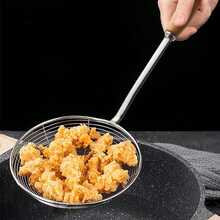 Spider Strainer With Wood Handle - 5.5 Inch Fryer Scoop - ColorA - View 4