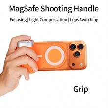 1 Set 60-LED Ring Light/Selfie Light, 3 Lighting Modes, Adjustable Brightness, Portable Mini Clip-On Ring Light, Type-C 5V Charging, Orange/Black, Suitable For Makeup, Live Streaming And Zoom Meetings - one-size - View 3