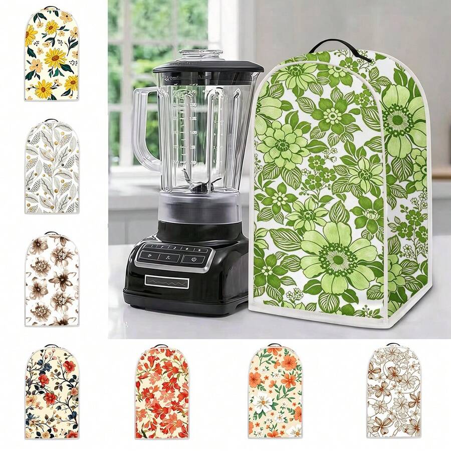 1pc Food Processor Juicer Dust Cover, Household Food Processor Dust Cover, Dust-Proof Anti-Fouling Washable, Beautiful And Dirt-Resistant - Multicolor - View 1