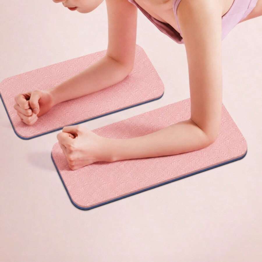 1 buah Bantalan Lutut Yoga, Matras Olahraga TPE Anti Selip, Cocok untuk Yoga Pilates Peregangan, Bantalan Penopang Pelindung Lembut, Cocok untuk Lutut, Pergelangan Tangan, dan Siku, Aksesori Kebugaran Rumah Portabel - MultiWarna - View 1