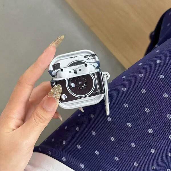 Fashion Series 3D Camera Design Protective Case For AirPods Pro 3, 4, Pro 2, 3, 4, Bluetooth Earphone Protective Shell