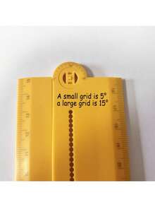 Multifunctional Ruler Can Replace Straight Ruler, Angle Ruler, Compass For Drawing Arcs, Parallel Lines, Measuring Thickness And Font Size - Multicolor - View 4