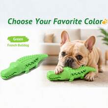 Durable Dog Dental Chew Toy, TPR Crocodile Interactive Toy For Medium Dogs, Puppy Teething Toy, Boredom Relief Chew Toy - Multicolor - View 7