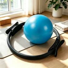 1pc Portable EVA Pilates Ring Yoga Resistance Circle, Home Fitness Equipment, Suitable For Full Body Shaping, Pelvic Floor Muscle Training, Inner Thigh Slimming And Back Firming - Multicolor - View 13