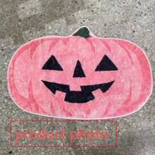 1pc Pink Halloween Pumpkin Welcome Doormat, Small Rug, Home Decor, Area Rug, Casual Blanket, Bedside Rug, Bedroom Carpet, Washable - Multicolor - View 5