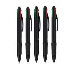 1/5 buah Pulpen Tinta Netral 4-in-1, Pulpen Ballpoint 4 Warna yang Dapat Ditarik, Tulisan Halus, Alat Tulis Desain Klip Saku Portabel, Cocok untuk Remaja, Pelajar, dan Pekerja Kantoran - Berbagai gaya - View 12