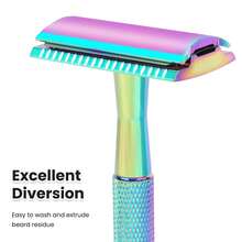 Safety Razor For Women, Rainbow - ColorA - View 4