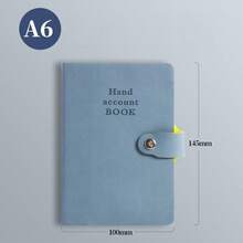 Portable A6 Pocket Notebook With Pen Holder, Compact Lined Journal With Snap Closure For Notes, Planning, Work & Travel - A6 - View 14