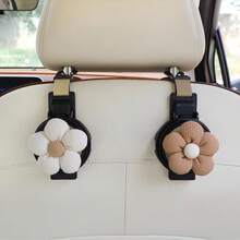 yucen Car Seat Back Cartoon Cute Hook Multi-Function Cup Holder Rear Storage Organizer Decor For Women - B - View 7