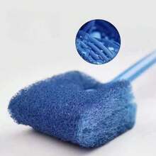 2pcs Aquarium Cleaning Set, Fish Tank Vacuum Gravel Cleaner With Long Handle Brush, Manual Water Changer And Fish Tank Cleaning Tools For Aquarium Maintenance - View 4