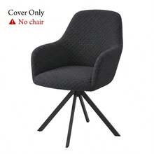1pc High Back Armchair Cover, Jacquard Stretch Bar Stool Cover, Anti-Dirt Makeup Chair Cover, Suitable For Restaurant, Home, Banquet - Multicolor - View 13