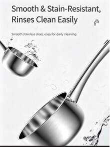 Stainless Steel Multi-Function Soup Pot Long Handle Ladle Kitchen Home Camping Cooking Pouring Serving Hot Milk Soup Pot - View 6