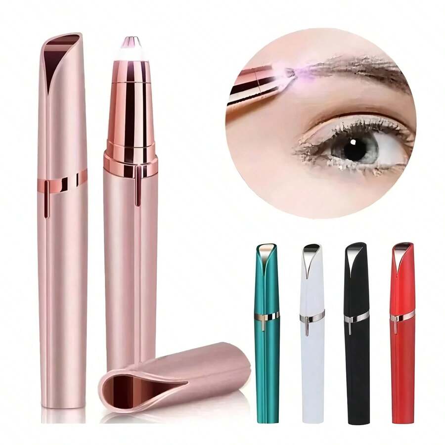 AXH USB Rechargeable Painless Precise Portable Electric Eyebrow Trimmer, Hair Remover Suitable For Lips, Nose And Face Hair Removal, Women Shaver