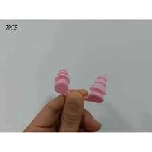2/4 buah Sumbat Telinga Silikon Kedap Suara Warna Putih, Tahan Air, Cocok untuk Berenang, Tidur, Menyelam, Berselancar, Lembut dan Nyaman (Model Acak) - A - View 13
