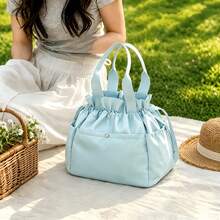 2026 New Drawstring Insulated Lunch Bag, Large Capacity Portable Handheld Cooler Tote Bag, Easy To Clean And Reusable, Suitable For Office Work, Daily Commute, Picnic, Outdoor Use - Multicolor - View 4