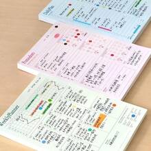 Aesthetic Pastel Daily Weekly Pomodoro Planner Notepad, Detachable To‑Do List Time Tracker Work Study Planning Memo Pad - one-size - View 1