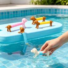 Stretchable Small Dogs Random 1/5/10/20pcs, Assorted Styles, Desktop Decor, Decorative Items, Perfect For Party Favors, Classroom Prizes, Party Favor Bag Fillers. Suitable For Birthday Gift Bags, Party Fillers, Classroom Rewards And Carnival Prizes - Multicolor - View 4