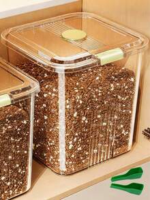 Large Capacity Pet Food Storage Container, Airtight Moisture-Proof Cat/Dog Food Storage Canister, Moisture-Proof Household Food Storage Box - 20L - View 9