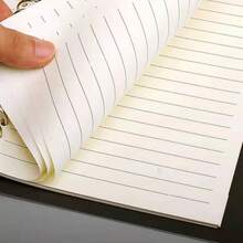 1 tờ giấy refill sổ còng/planner A4/A5/B5, giấy trắng thay thế kiểu trơn/kẻ ngang/ô vuông, phù hợp cho sổ tay còng, nhật ký, sổ du lịch, đồ dùng thiết yếu tựu trường - A - Xem 7