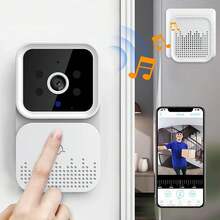 Smart Wireless Remote Intelligent Visual Doorbell Home Intercom Hd Night Vision Wifi Rechargeable Security Door Doorbell - View 1