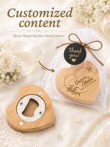 Custom 1/10/30pcs Stainless Steel Wood Carved Keychain Bottle Opener, Portable, Thick And Durable, Suitable As Gifts For Beer, Soda, Father's Day, Mother's Day And Party - Multicolor - View 7