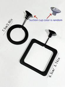 1/2pcs Automatic Fish Feeder Dispenser - No Battery Needed For Betta And Other Fish Aquarium (Random Color Suction Cup) - Multicolor - View 13