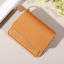 1. Women's Solid Color Minimalist Ultra-Thin Card Holder, Fashionable Women's Card Wallet Coin Purse 2-In-1. Multi-Functional Anti-Theft Design, Suitable For Travel, Business, Commuting And Back To School Scenarios - Multicolor - View 19