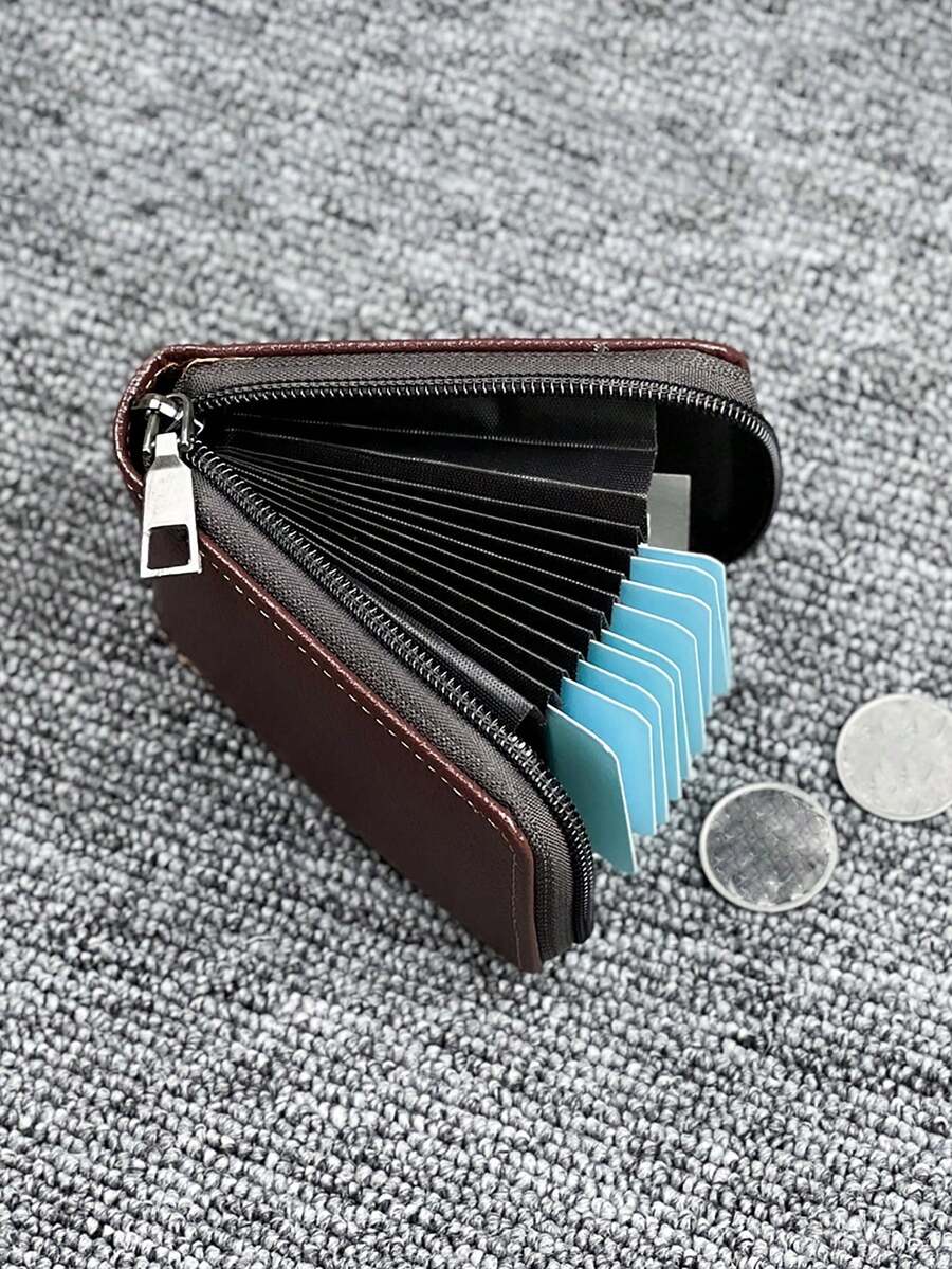 Women Wallet & Check Holder - Brown - View 1