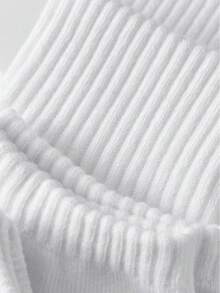 1 Pair/2 Pairs/5 Pairs/6 Pairs/10 Pairs/20 Pairs Men's Casual Socks, Mid-Calf Socks, White Socks, Winter Socks, Black Socks, Sports - Multicolor - View 3