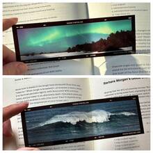 2pcs Movie Style Bookmarks, Landscape Bookmarks, Art Movie Inspired Acrylic Bookmarks, Semi-Transparent Light And Shadow Art Bookmarks, Student, Teacher Reading Page Markers, Stationery Supplies, Back To School - A - View 3