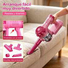 Mini Toy Vacuum Cleaner With Lights, Sounds, And Cleaning Kit. (Batteries Not Included) - Multicolor - View 6