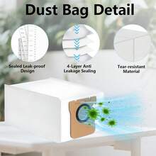 Replacement Parts Compatible With Xiaomi X20+/X10+ And L10s Ultra Gen 2/L10s Pro Ultra Robot Vacuum, Detachable Brush/Main Brush, HEPA Filter, Side Brush, Mop/Mopping Cloth And Dust Bag - View 2