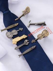1pc Men's High-Quality Suit Tie Clip, Elegant & Versatile, Suitable For Business, Daily Commute, Decoration/Gift/Styling Clip - Multicolor - View 7