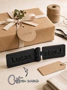 Stempel Teks Lipat Parametrik Cetak 3D Kustom, Stempel Penanda Personalisasi Engsel Balik, Teks yang Dapat Disesuaikan, Cocok untuk Seni Kertas, Perencana, Scrapbooking, Kerajinan Tangan, Alat Penanda Dekoratif DIY Portabel, Barang Unik untuk Penggemar Kerajinan, Mendukung Kustomisasi Konten, Untuk Kerajinan Meja Rumah - MultiWarna - View 3