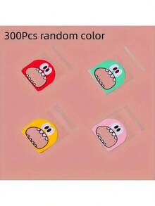 100 Pcs Candy Storage Bags, Cartoon Pattern Random Color Packaging Bags Wedding Party Gift Bags School Supplies Food Bags Food Boxes For Candy Chocolate Biscuits - Multicolor - View 6