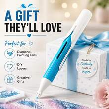 1pc New Automatic Diamond Painting Bead Dispenser, Anti-Clogging Fast Diamond Dispensing Pen, Precise Color Diamond Dotting Pen, Handmade DIY Diamond Painting Accessories - A - View 6